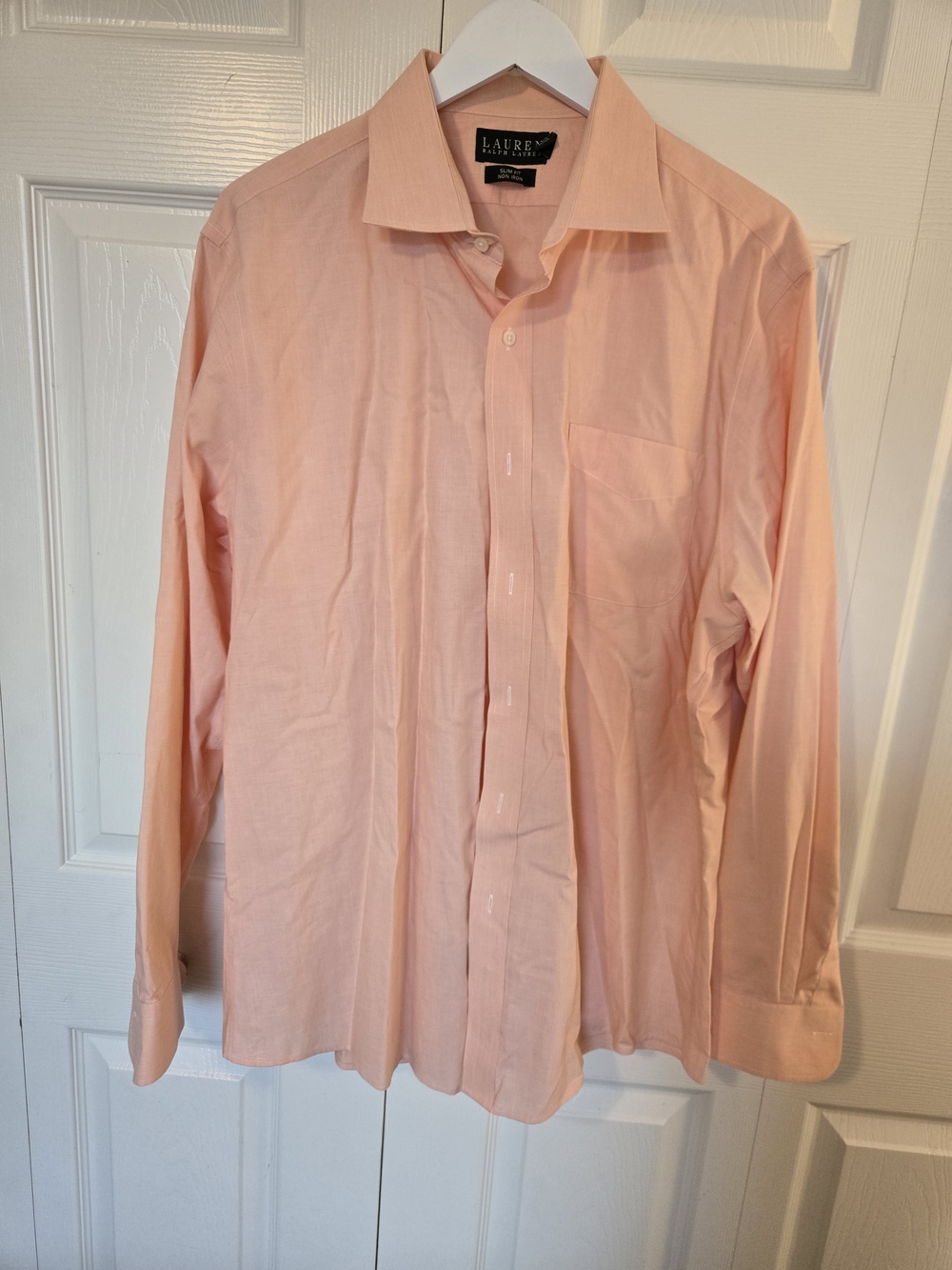 Ralph Lauren Peach Button-Down Dress Shirt